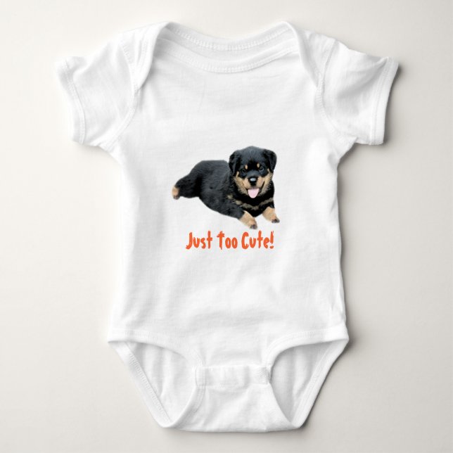 Rottweiler spädbarnranka tee (Framsida)