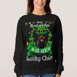 Rottweiler St Patrick S Day Irish Rolig hund Älska T Shirt