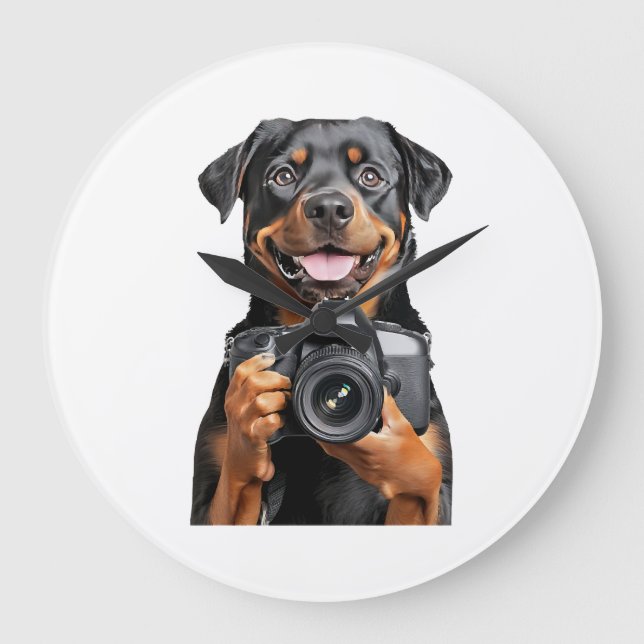 Rottweiler   stor klocka (Framsida)