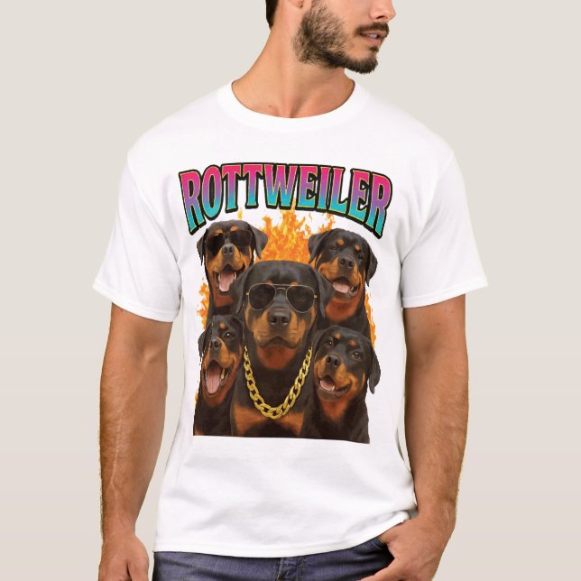 Rottweiler T Shirt (Framsida)