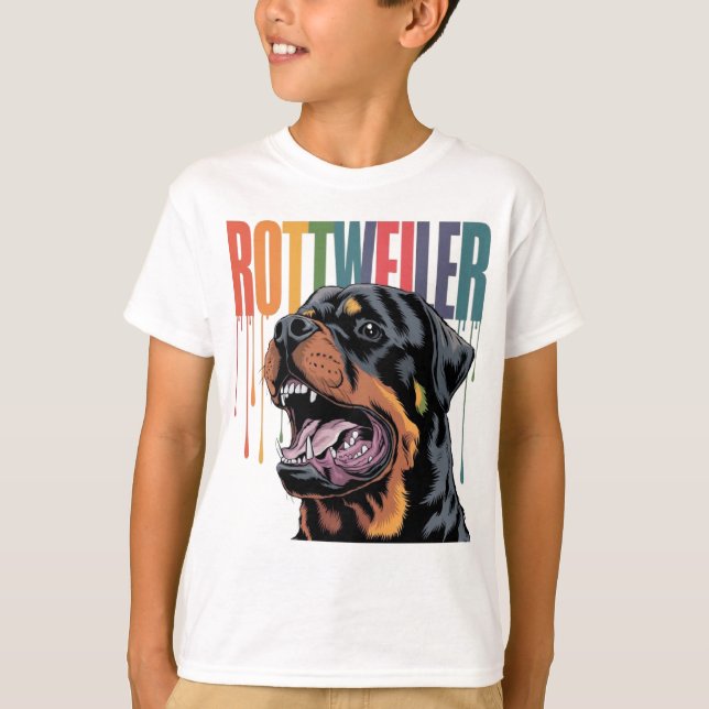 Rottweiler T Shirt (Framsida)