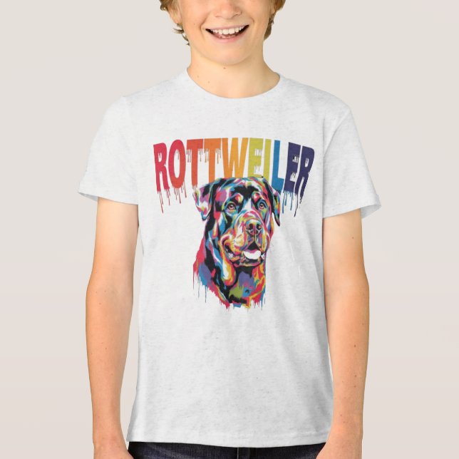 Rottweiler T Shirt (Framsida)