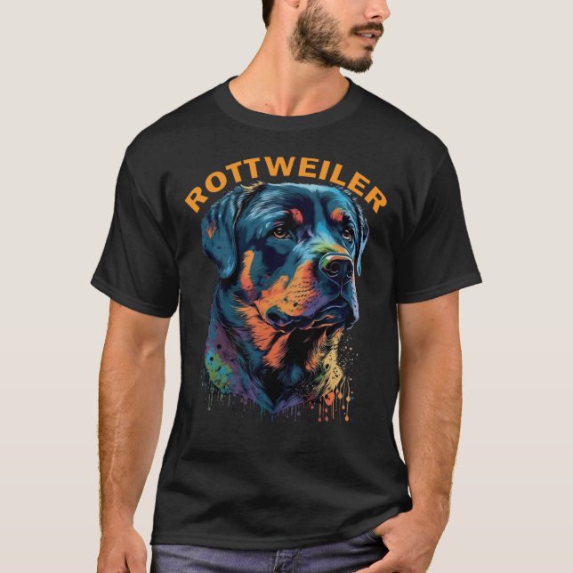 Rottweiler T Shirt (Framsida)