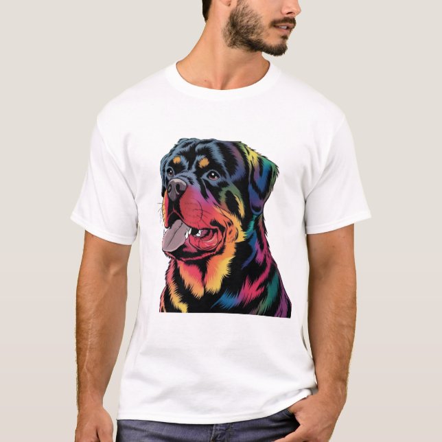 Rottweiler T Shirt (Framsida)