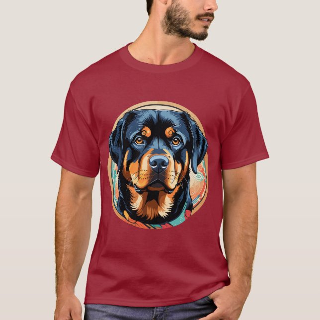 Rottweiler T Shirt (Framsida)
