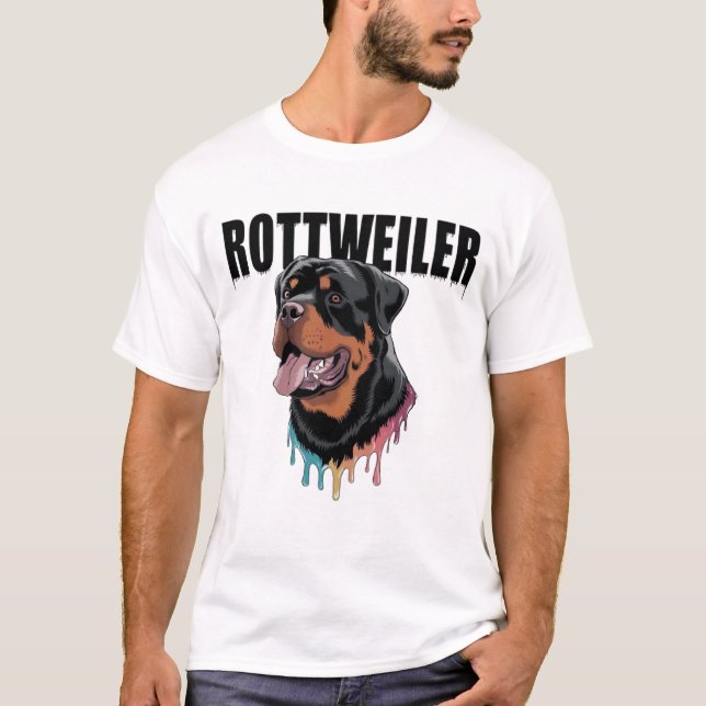 Rottweiler T Shirt (Framsida)