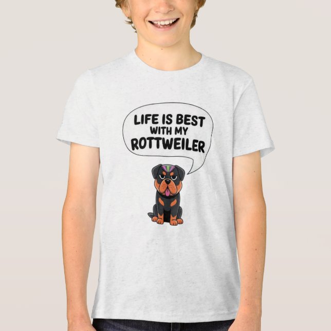 Rottweiler T Shirt (Framsida)