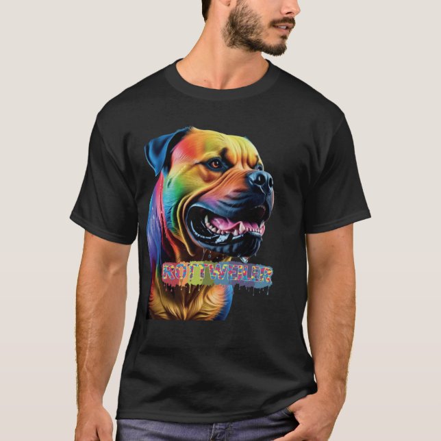 Rottweiler T Shirt (Framsida)