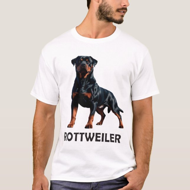 Rottweiler T Shirt (Framsida)