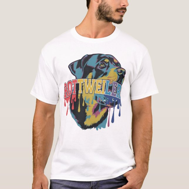 Rottweiler T Shirt (Framsida)