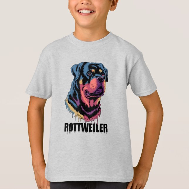 Rottweiler T Shirt (Framsida)