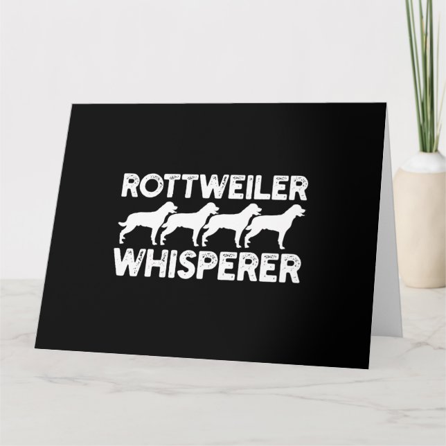 Rottweiler T-Shirt Kort (Framsida)