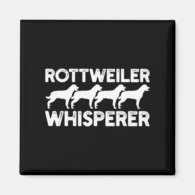 Rottweiler T-Shirt Magnet (Framsidan)