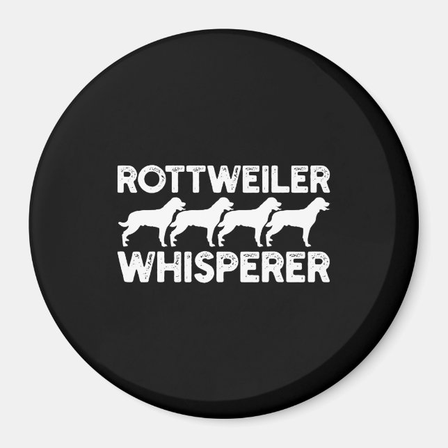 Rottweiler T-Shirt Magnet (Framsidan)