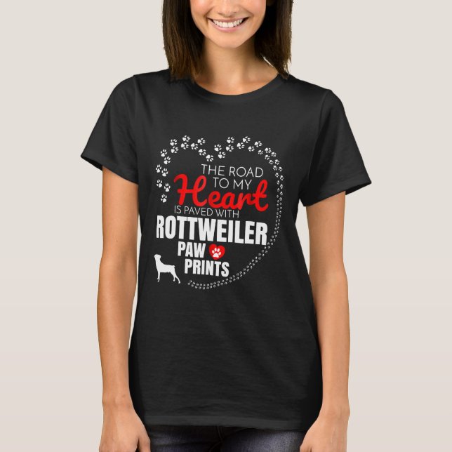 Rottweiler Tee Shirt (Framsida)