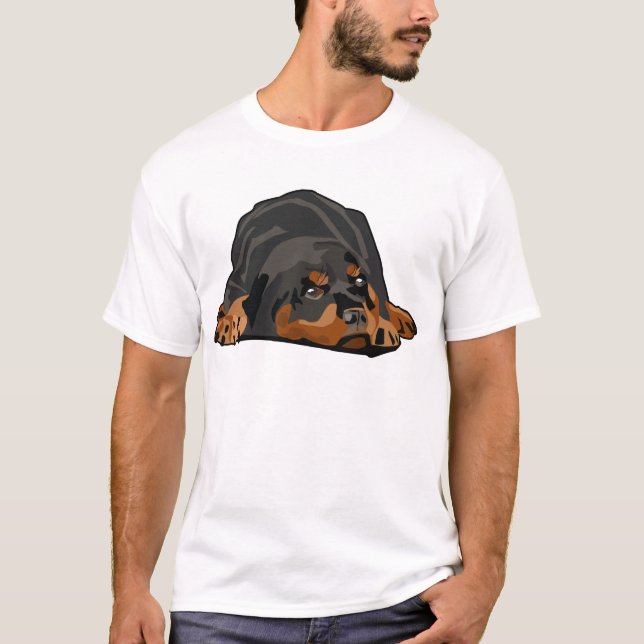 Rottweiler Tee Shirt (Framsida)