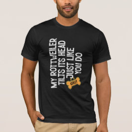 Rottweiler Tlits huvud som du... T Shirt