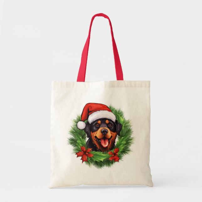 Rottweiler Tote Bag Tygkasse (Framsidan)