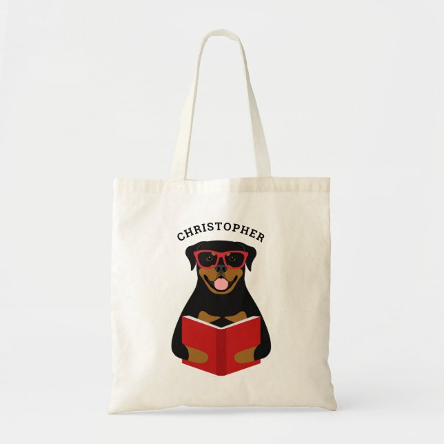 Rottweiler Tote bags Tygkasse (Framsidan)