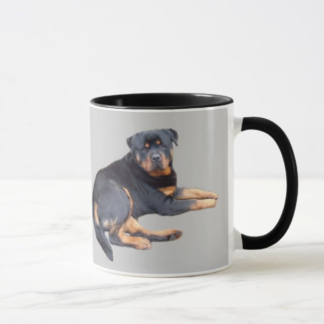 Rottweiler travel mug mugg (Höger)