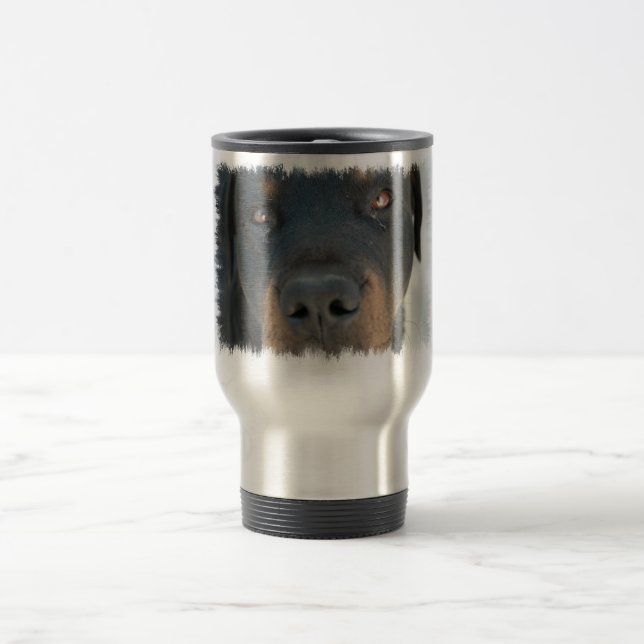 Rottweiler travel mug resemugg (Center)