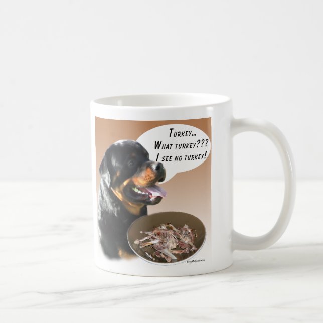 Rottweiler Turkiet Kaffemugg (Höger)
