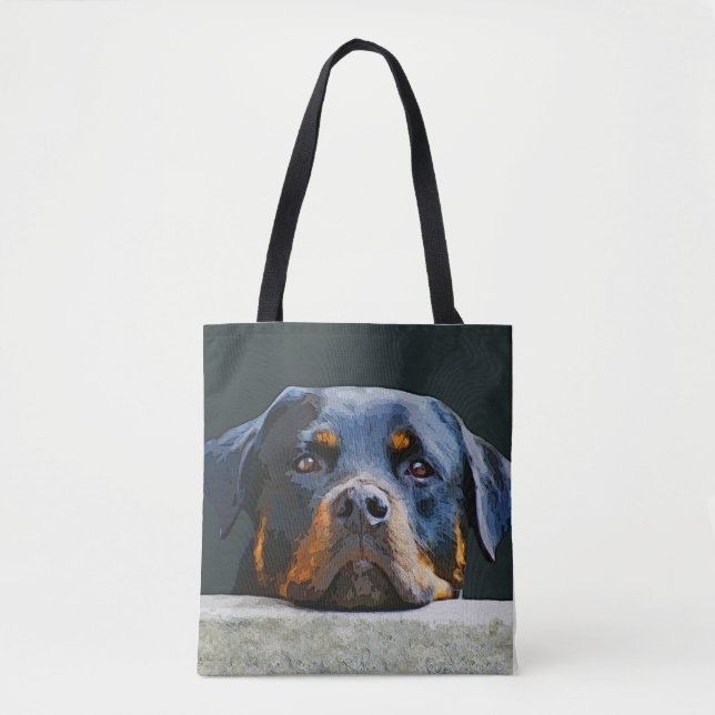Rottweiler Tygkasse (Framsida)