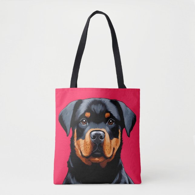 Rottweiler Tygkasse (Framsida)