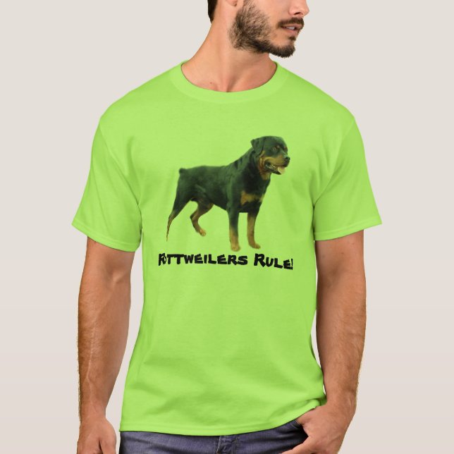 Rottweiler unisex- T-tröja Tee (Framsida)