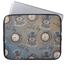 Rottweiler vakthundSteampunk stil Laptop Fodral