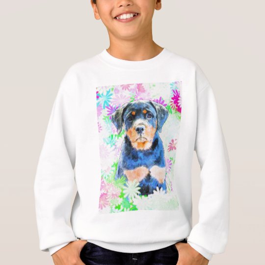 Rottweiler valp t shirt