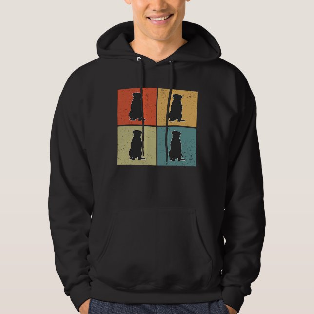 Rottweiler Vintage  3 Hoodie (Framsida)