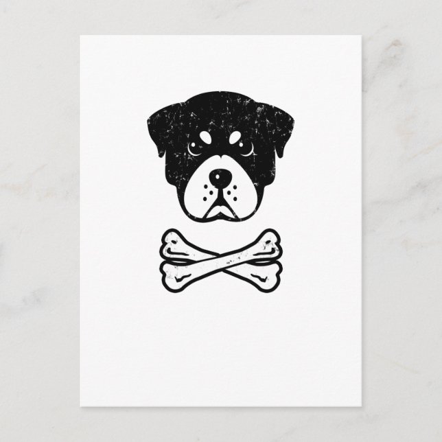 Rottweiler Vykort (Framsida)