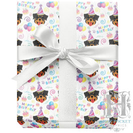 Rottweiler Wrapping Paper Presentpapper