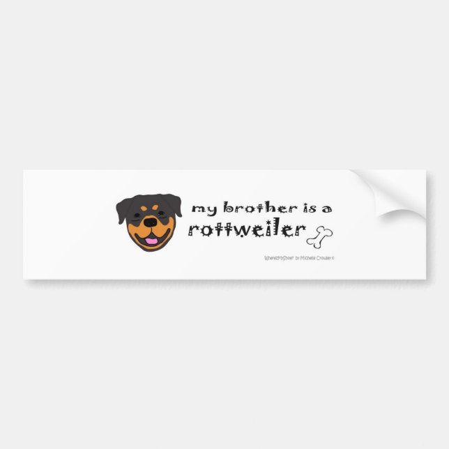 RottweilerBrother Bildekal (Framsidan)