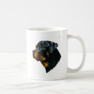 rottweilerhund kaffemugg