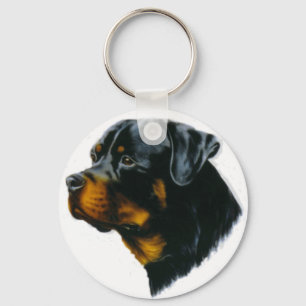 rottweilerhund nyckelring