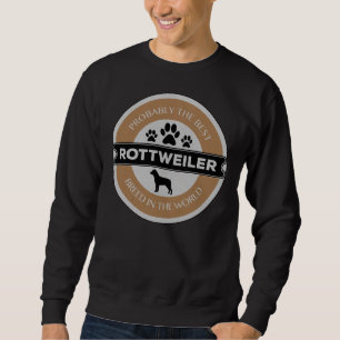 Rottweilers bästa ras av Hund Lång Ärmad Tröja