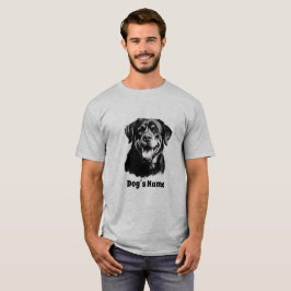 Rottweilers Black and White Silhoutte T Shirt