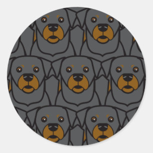 Rottweilers Runt Klistermärke