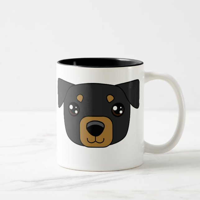 Rottweiller mugg (Höger)