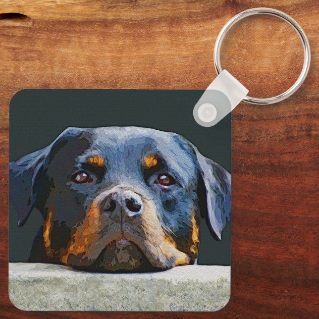 Rottwelier Nyckelring (Baksida)