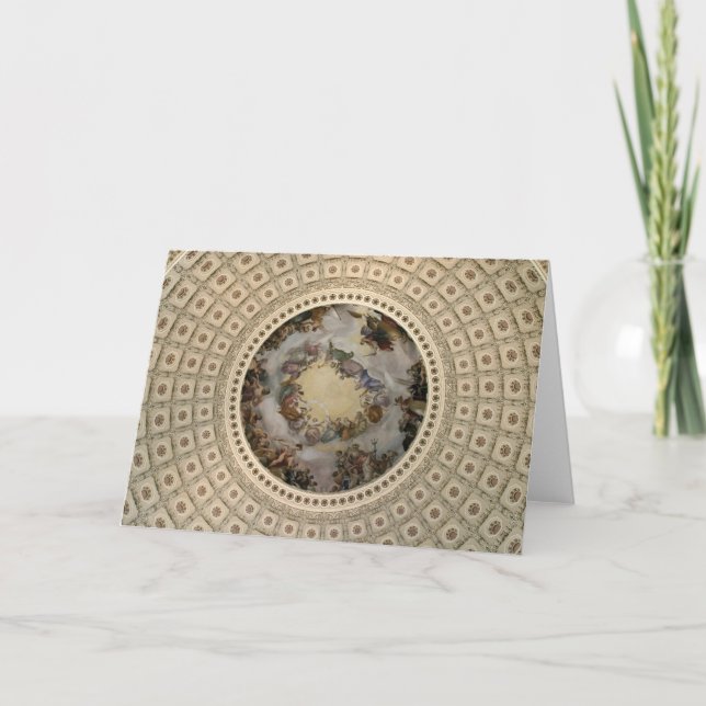 Rotunda hälsningkort för huvudstad kort (Framsida)