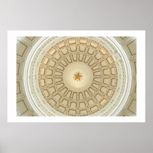 Rotunda Texas statlig huvudstad Poster