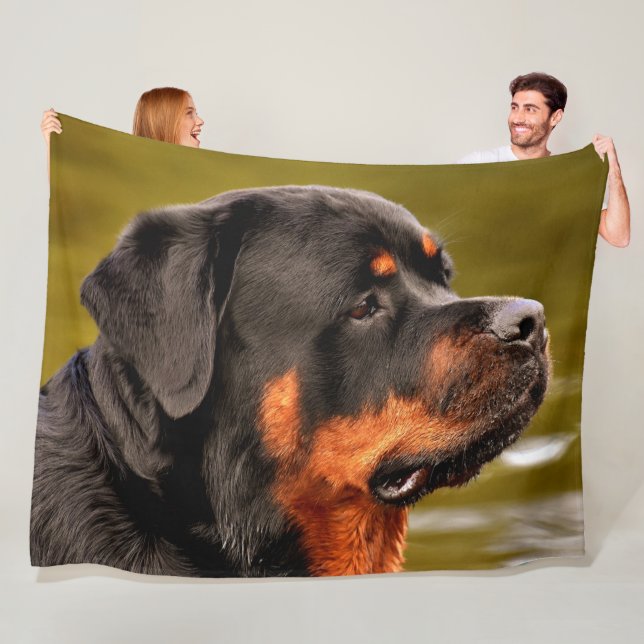 ROTWEILLER FLEECEFILT (På plats)