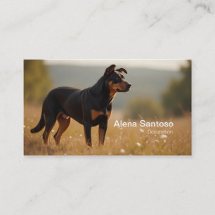 Rotweiller Hund Visitkort