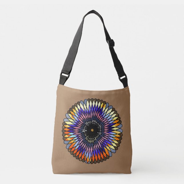 "Roue de vitrail" Totebag Axelväska (Framsida)