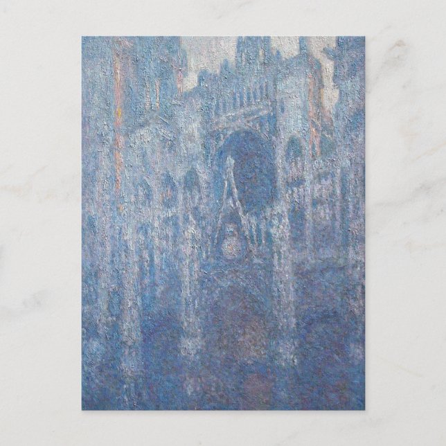 Rouen Cathedral, Clear Day av Claude Monet Vykort (Framsida)