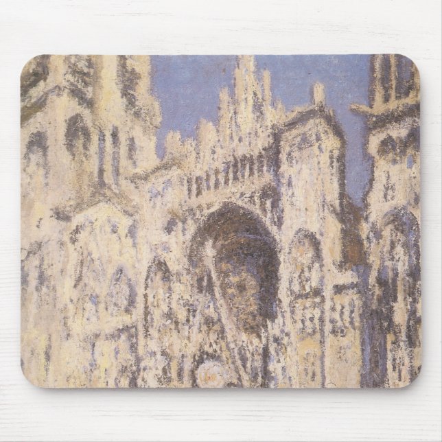 Rouen Cathedral, Harmony Blue Guld av Claude Monet Musmatta (Framsidan)
