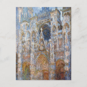 Rouen Cathedral, Magic in Blue av Claude Monet Vykort